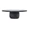 Hello Honey® 15" Black Round Mango Wood Pedestal